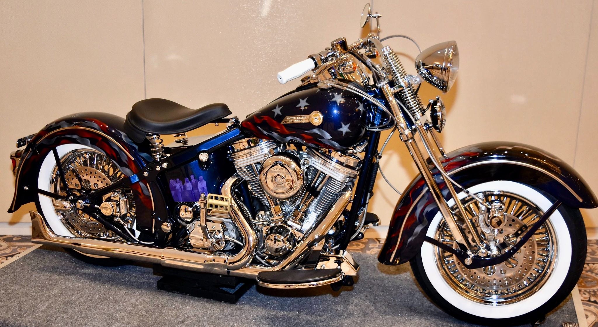 Custom Harley-Davidson motorcycle